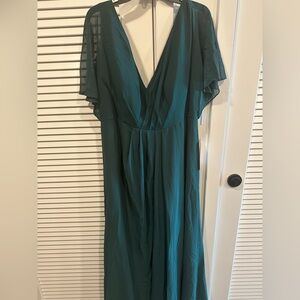 Revelry Teal Wedding Dress